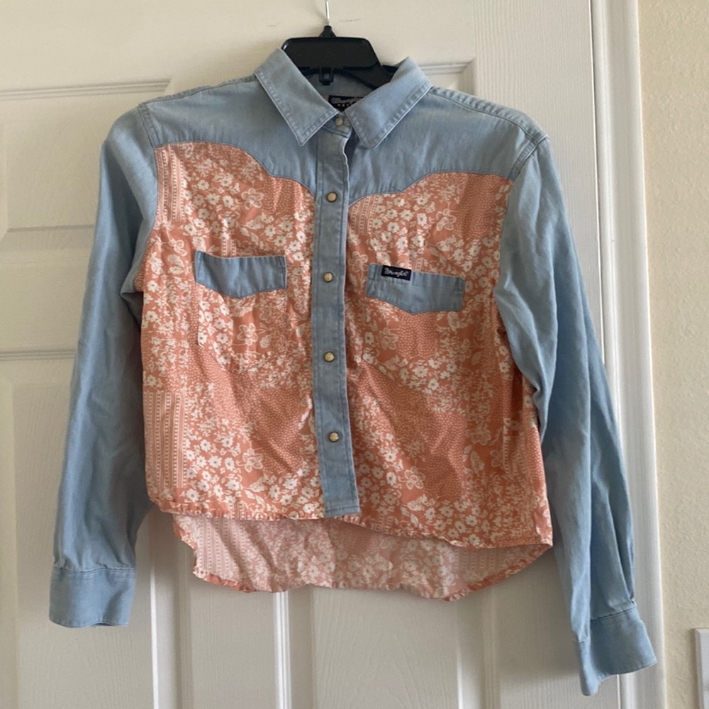 Vintage wrangler jean jacket